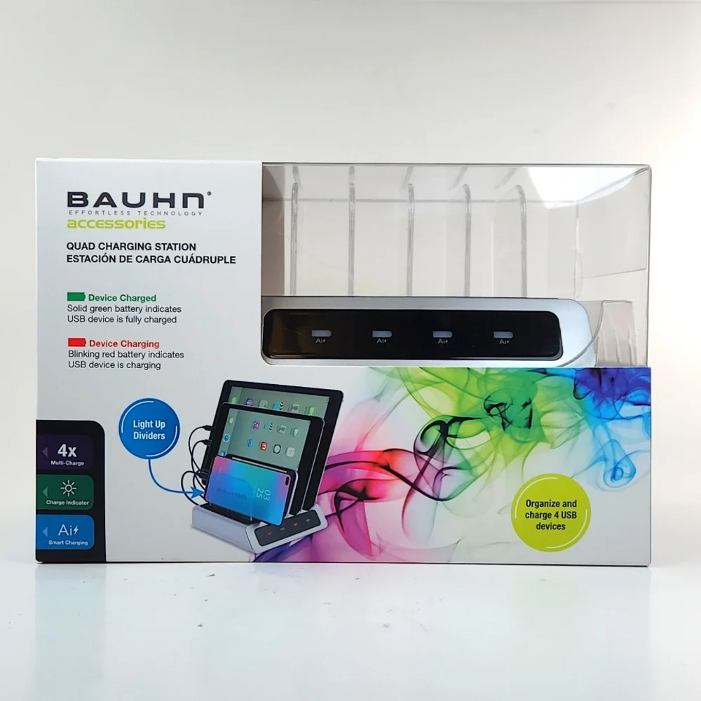 Bauhn Quad Charging Station Factory Sealed